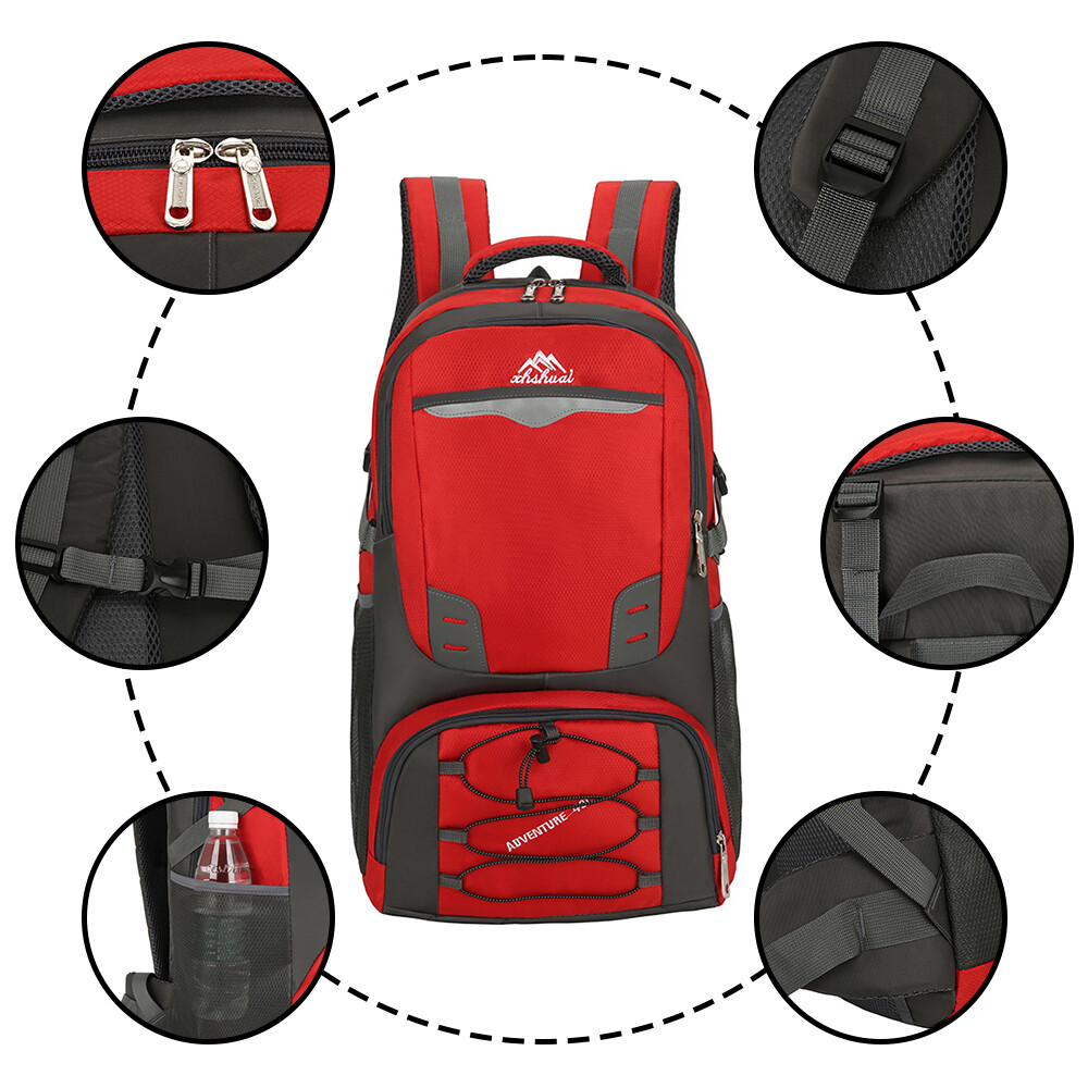 85L Large Waterproof Hiking Camping Backpack Outdoor Travel Men’s Rucksack Bag