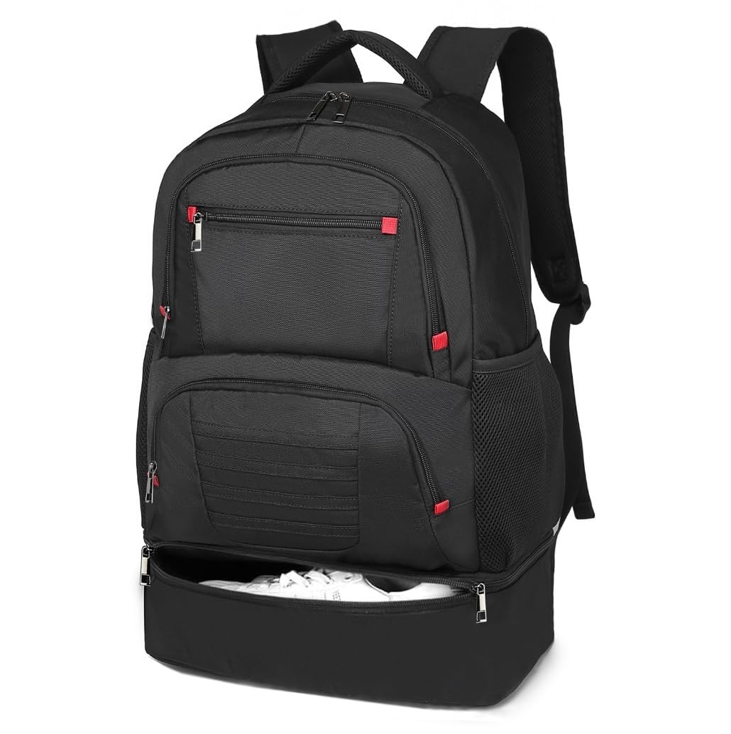 Gym Backpack for Men, Waterproof Sports Backpacks With Shoe Compartment Light…