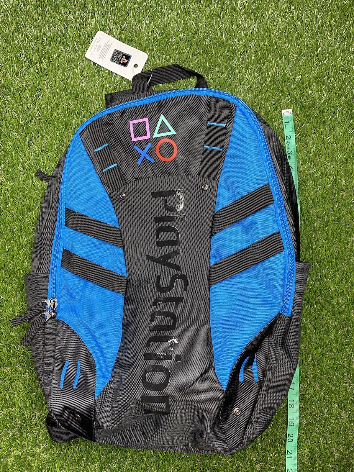 Sony PlayStation Backpack Laptop Bag Black Bioworld PS4 NWT PS