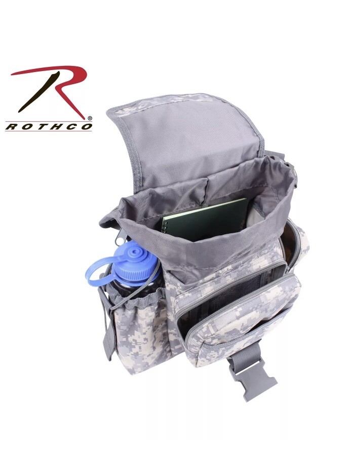 Lightweight MOLLE Advanced Tactical Travel Shoulder Bag Bug Out Pack Multicam