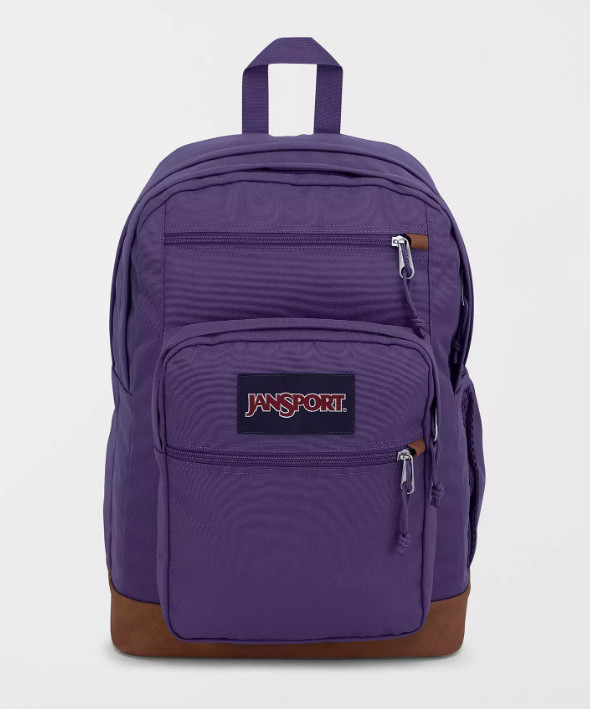 JanSport Cool Student Backpack Purple 15″ Laptop Sleeve 34L School Travel Bookba