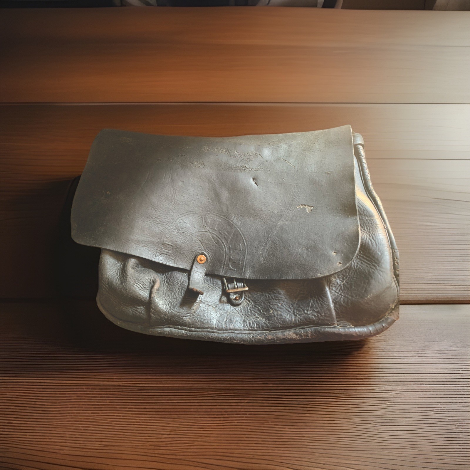 U.S Postal Service Carrier Bag Mailman Leather Bag Antique Vintage