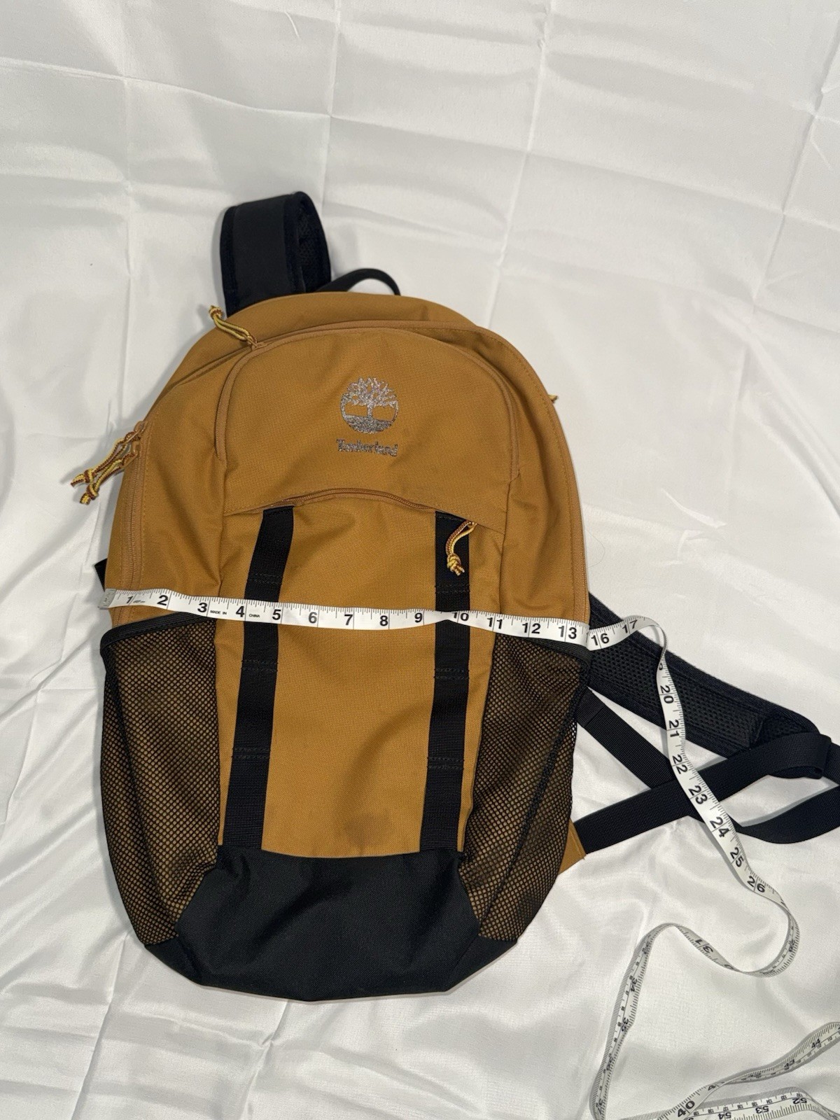 Timberland Calverton 26-Liter Backpack Orange, Dual Zippers & Side Mesh Pockets