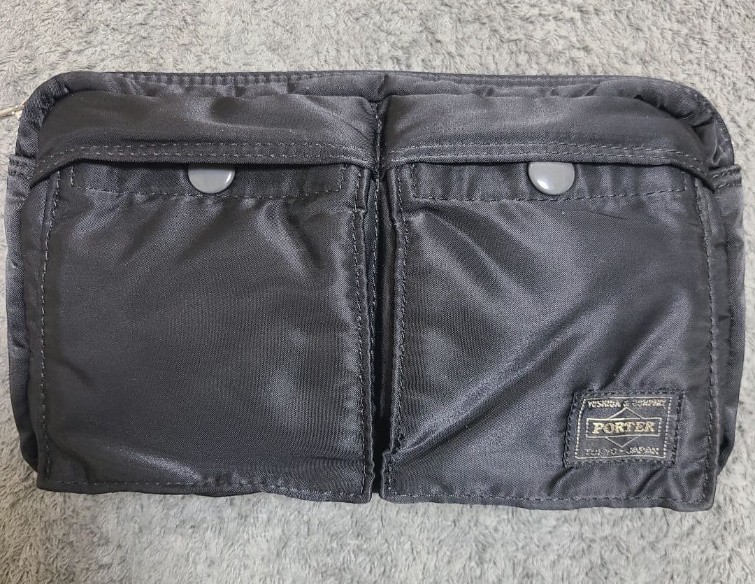 PORTER Yoshida Tanker Waist Bag Black Body Bag Japan Excellent Condition