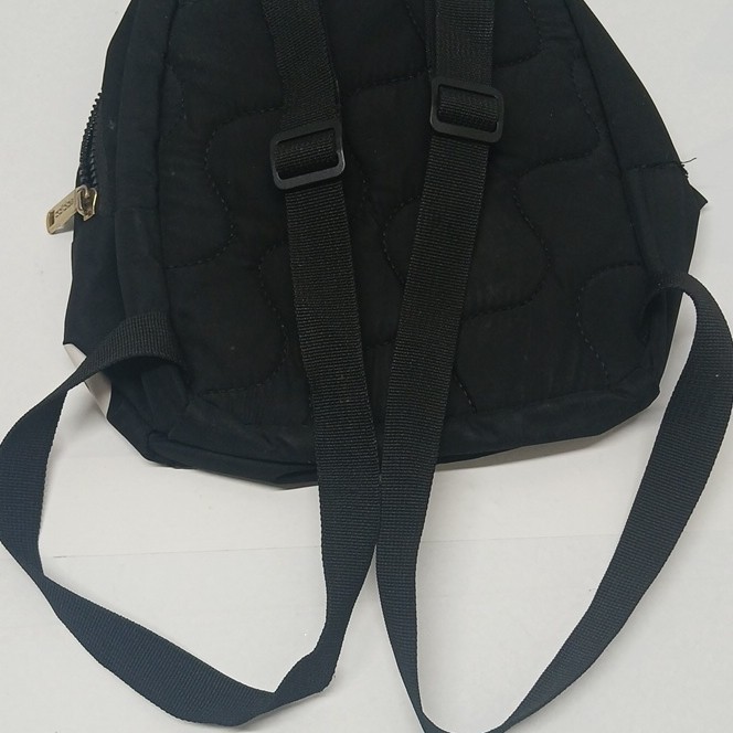 adidas Small Black/White Mini Backpack Zip Closure, Adjustable Straps, Pockets
