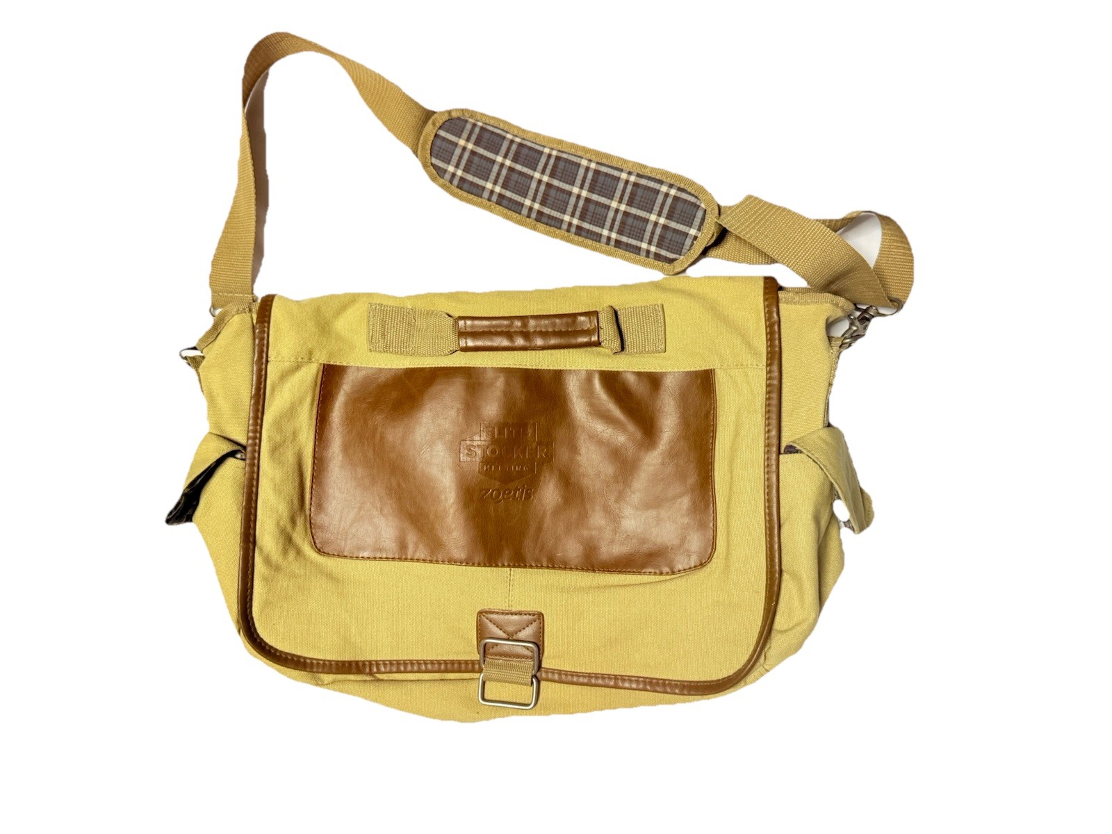 Field & Co. Vintage Style Messenger Bag Elite Stocker Meeting Leather Accents.