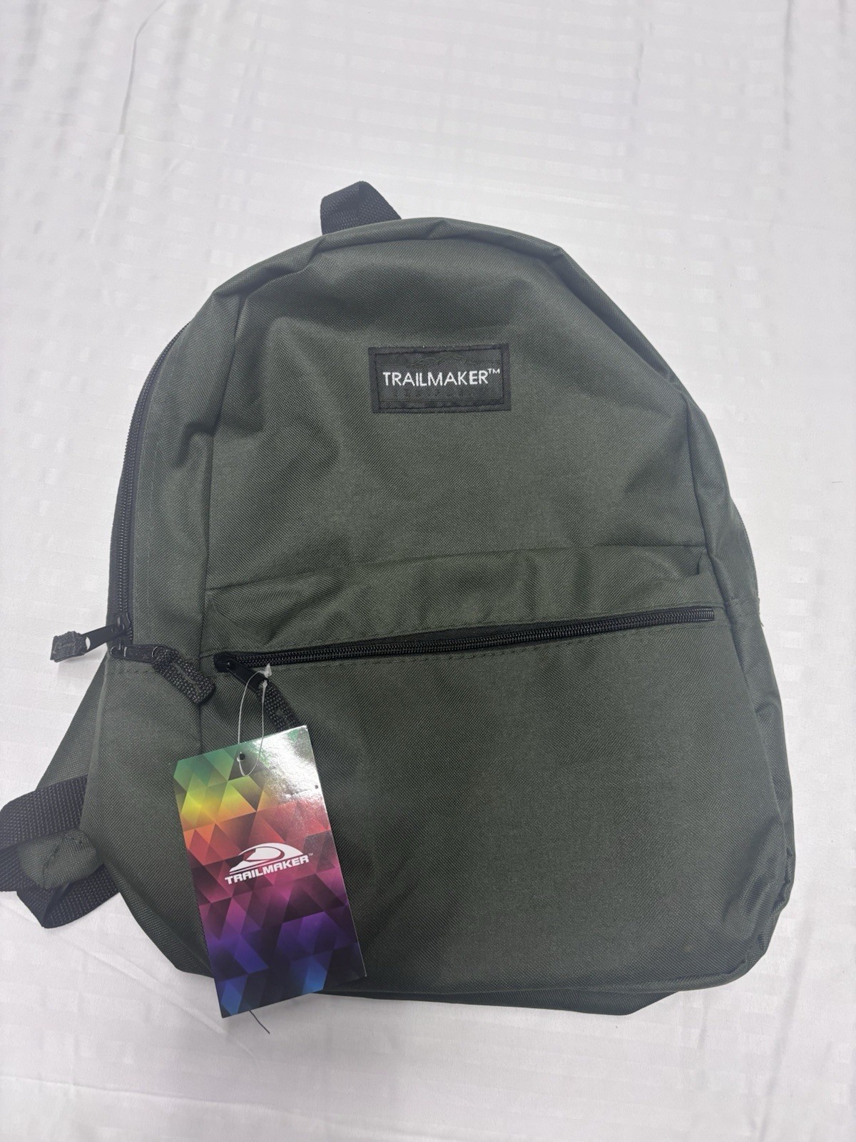 Trailmaker Backpack Green Classic Lightweight School Travel 16.5″ NWT