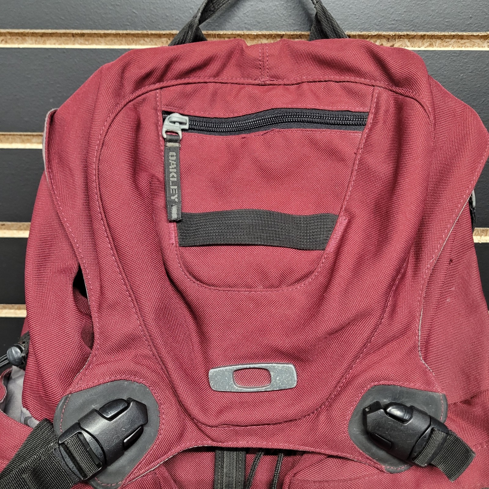 Y2K Vintage Oakley Kitchen Sink Backpack Laptop Bag Tactical Equipment Maroon