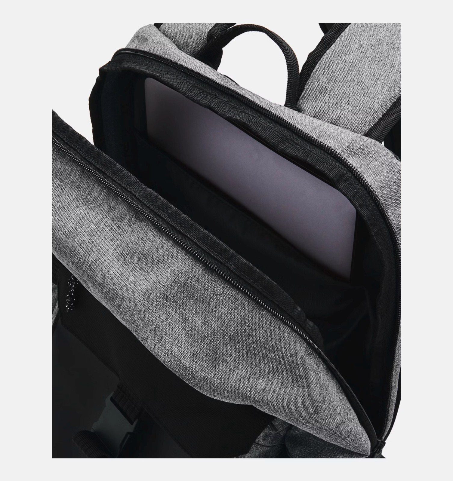 UA Under Armour Triumph Campus Backpack – Castlerock Full Heather / Black NWT