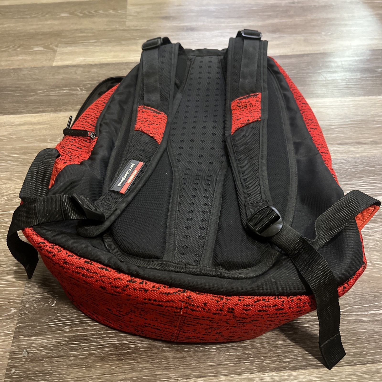Red Knit Sprayground Backpack. Lightly Used