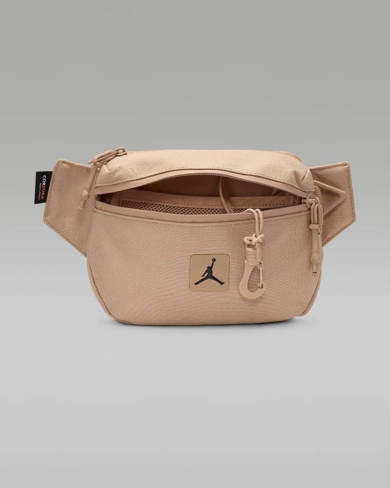 Nike Air Jordan Cordura Franchise (2L) Cross Body Bag Gym Khaki MA0901 XA3 NEW