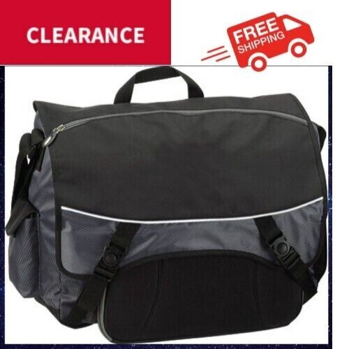 LOT of 3 G-Tech Black Music Laptop Messenger School Bag Travel canvas Business