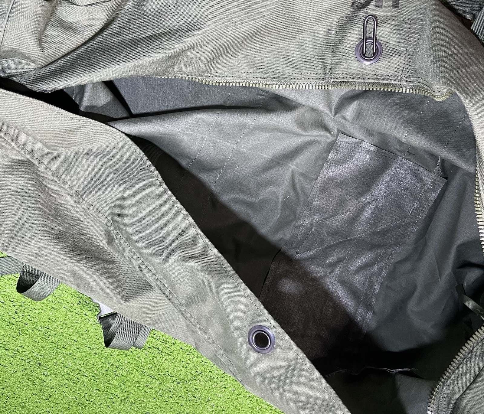 USGI Improved Duffle Bag Aurora Industries Olive Drab Green Backpack Sea Bag