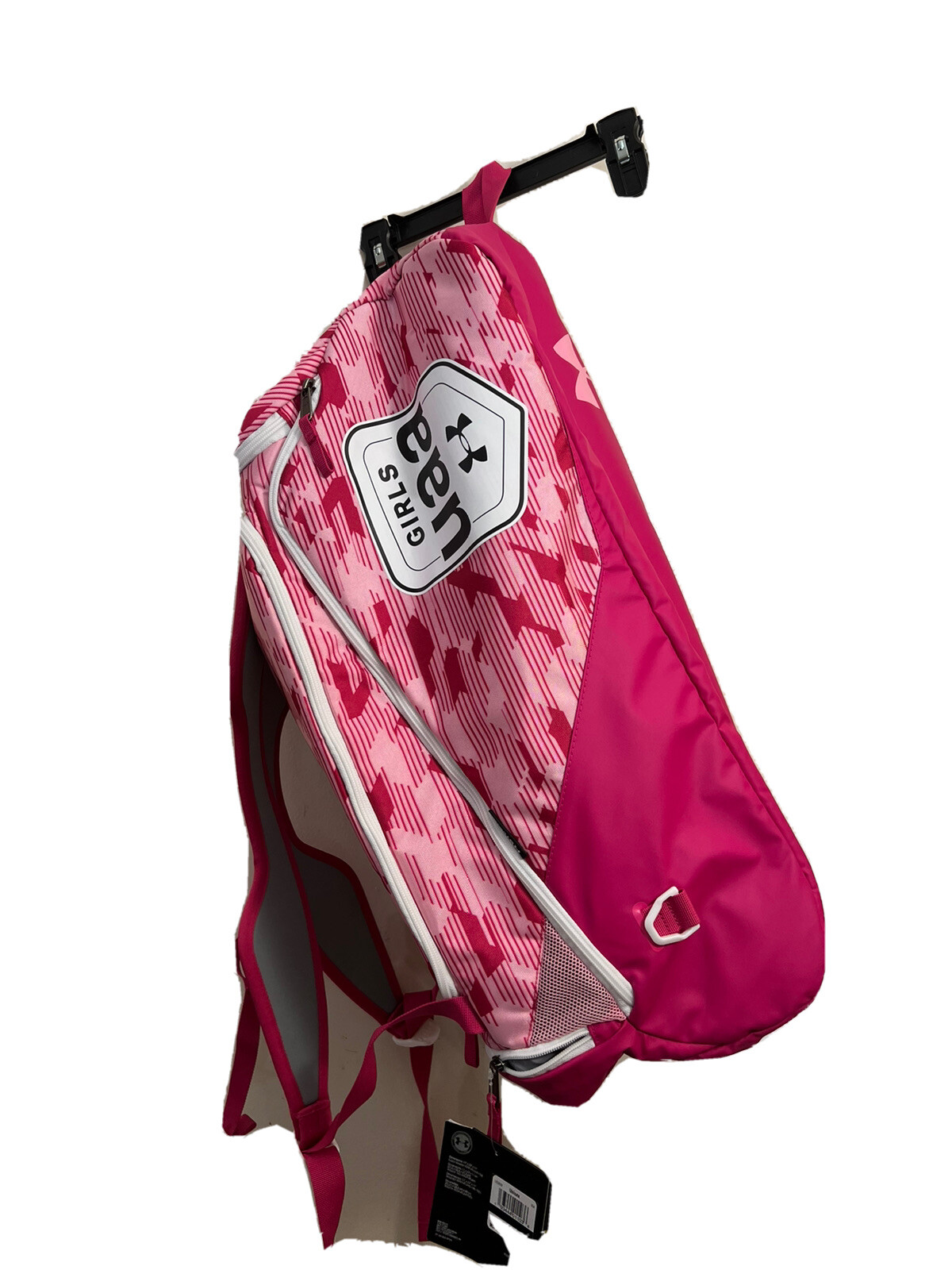 UNDER ARMOUR CONTAIN 4.0 GIRLS UAA BACPACK DUFFEL BAG BUNDLE LARGE PINK CURRY