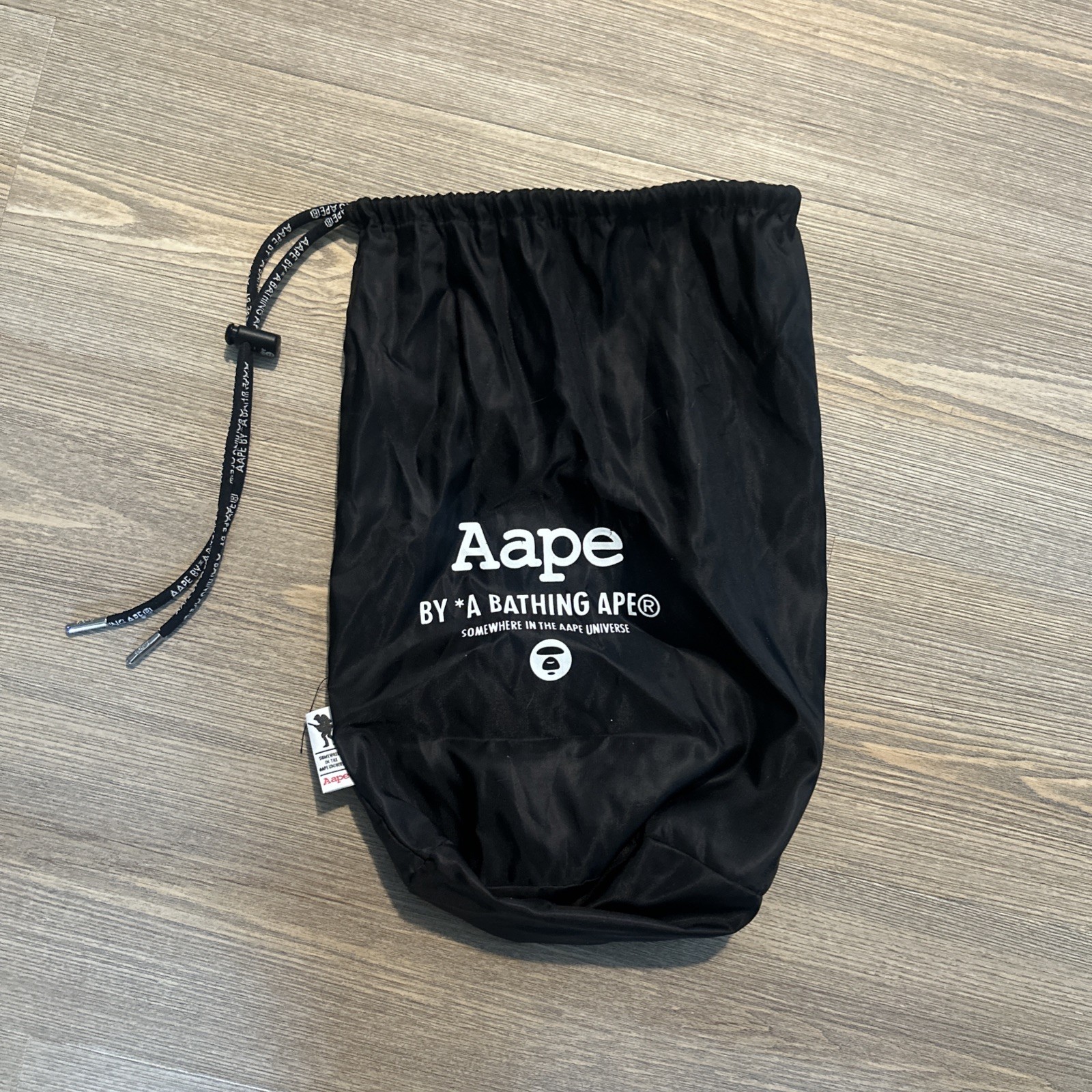 NEW – Aape By *A Bathing Ape Drawstring Bag (13-inches Long, 9-inches Wide)