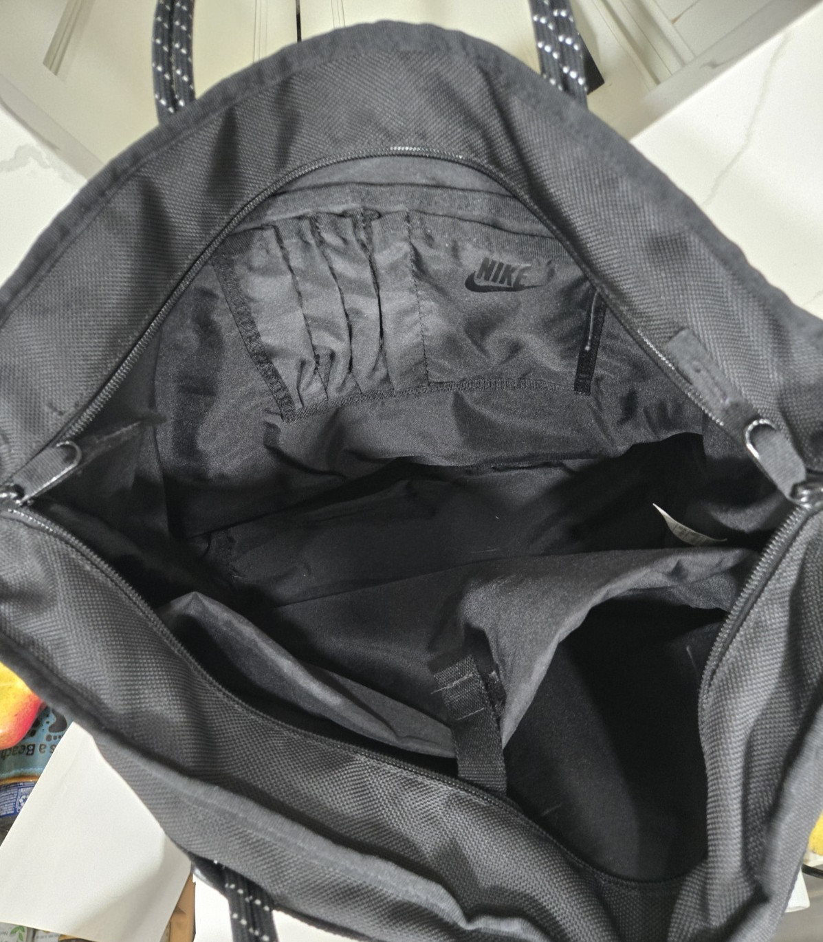 Nike AF-1 Black Tote Bag Sportswear Winterized Issue Unisex Black Tote Bag 26L