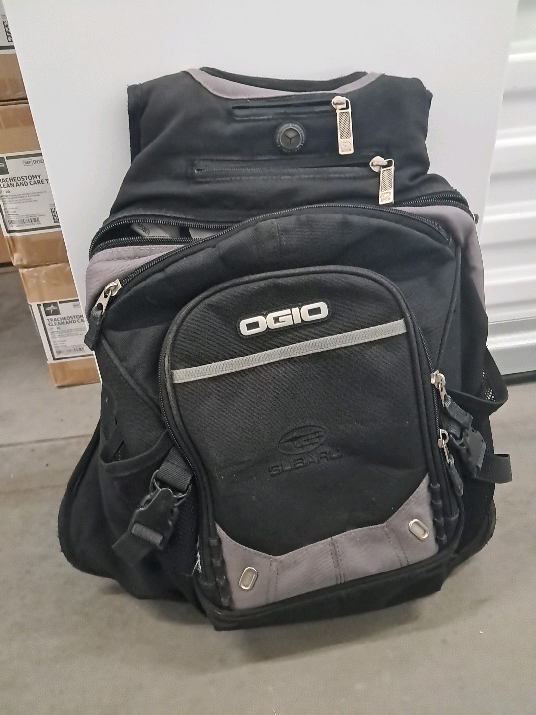 OGIO Tech Specs Metro Street SUBARU Backpack Bag Black Technical LAPTOP Holder