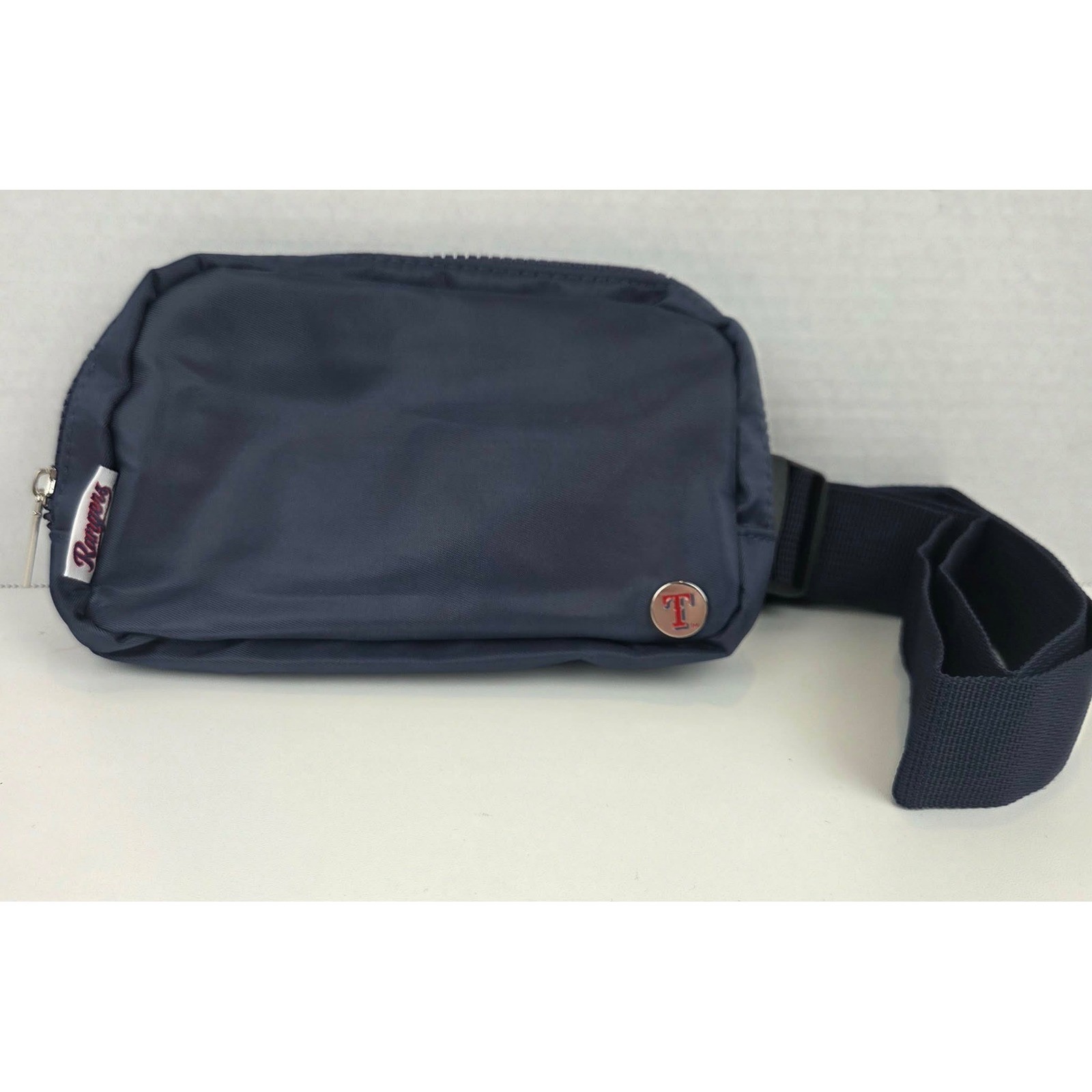 Texas Rangers MLB Navy Blue Belt Bag Fanny Pack Texas Lottery Promo 4/17/25 NEW