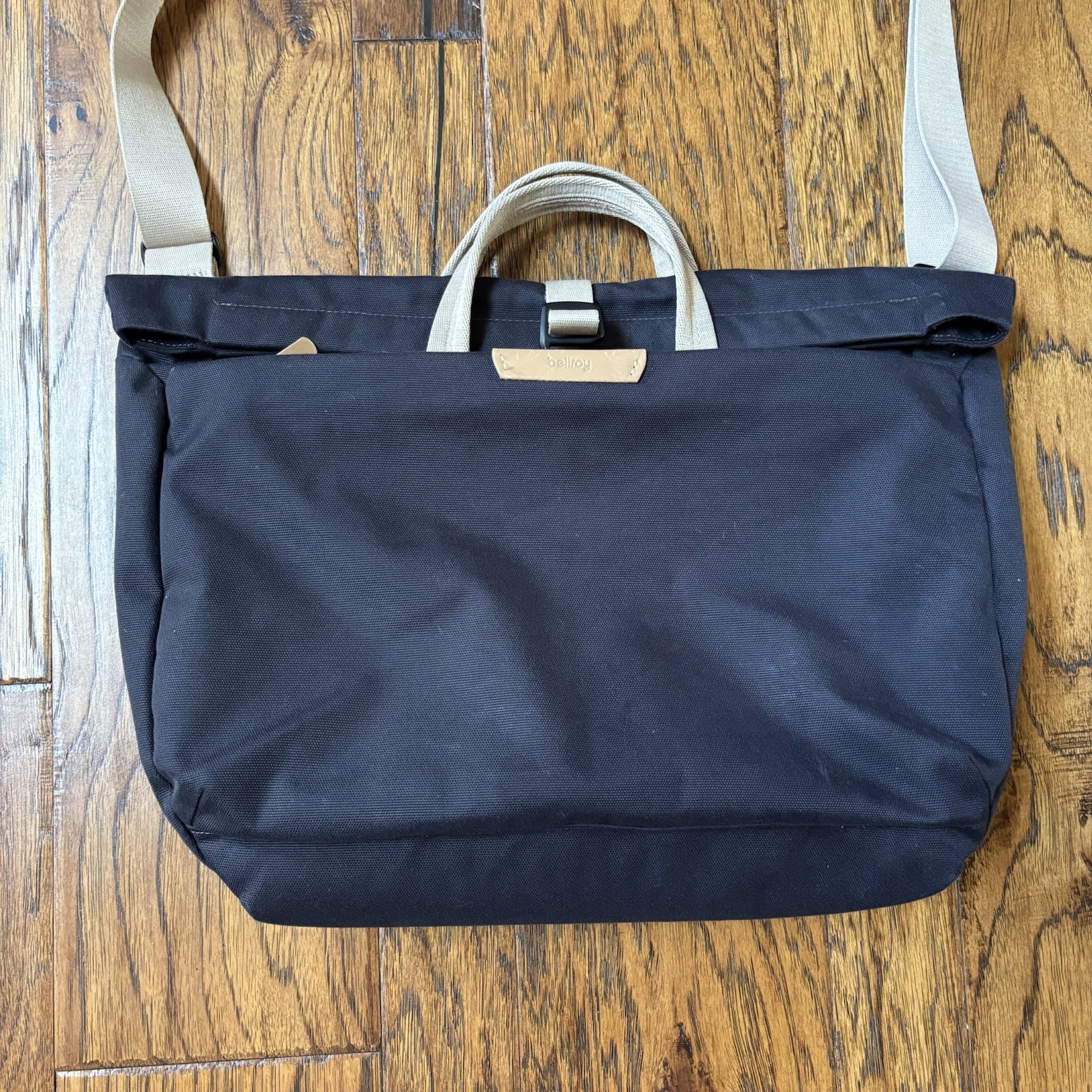 Bellroy System Work Bag Shoulder Roll Top Work Laptop Messenger Charcoal 16L