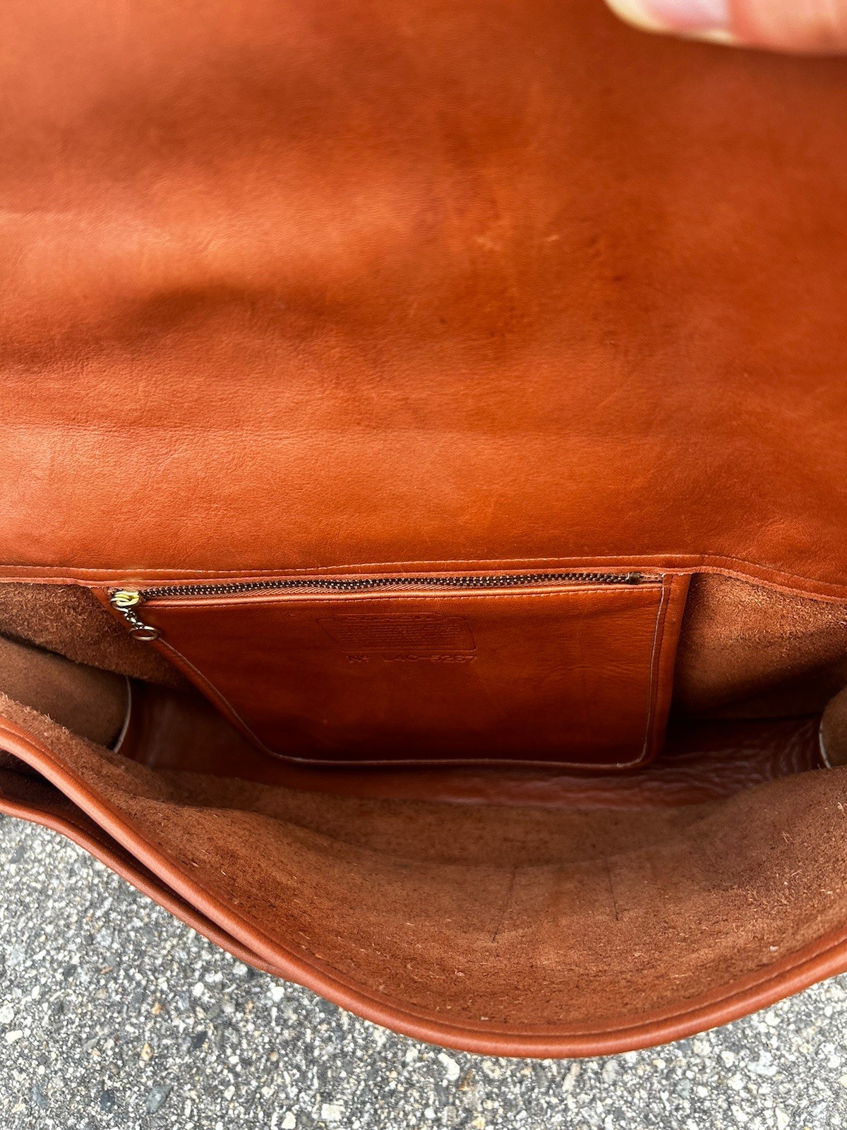 Vintage Coach Morgan Briefcase Style 5267 Tan Leather Brass Hardware
