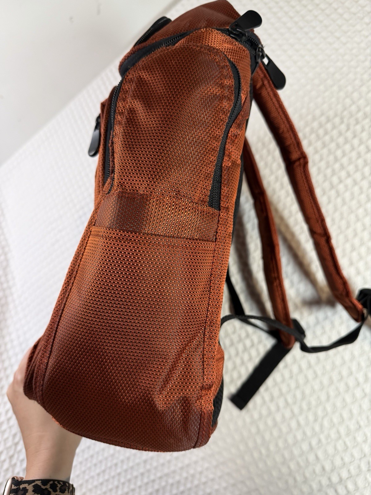 Port Authority Orange Backpack 15,5×16,5×5