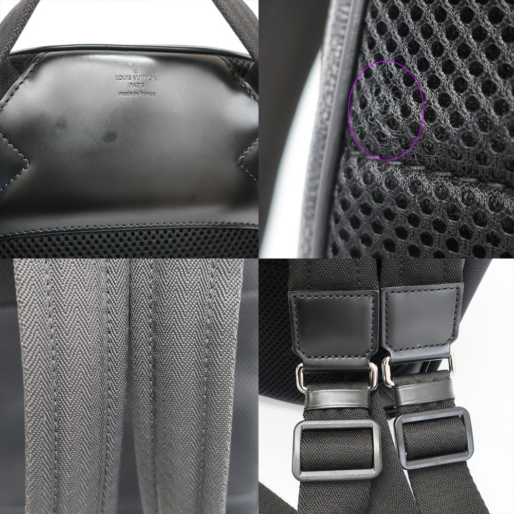 Louis Vuitton Michael Backpack N58024 Dar Graphite Black Daypack r50_0701