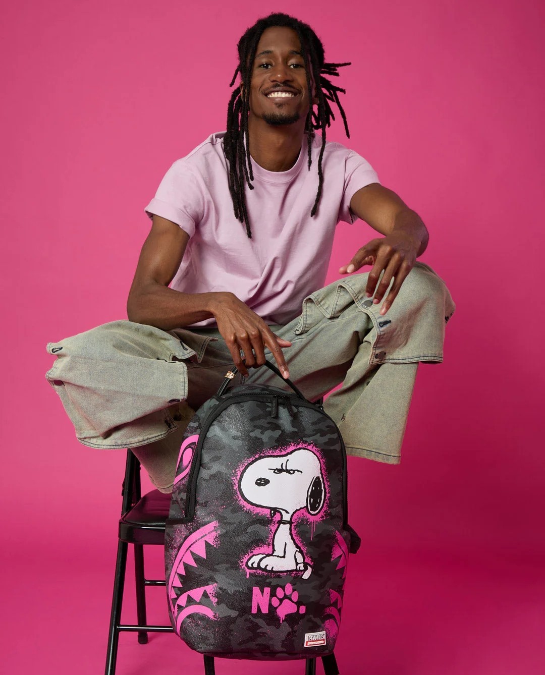 😁😁Sprayground Snoopy That’s a No No Backpack PVC Laptop Travel Bag SPR215