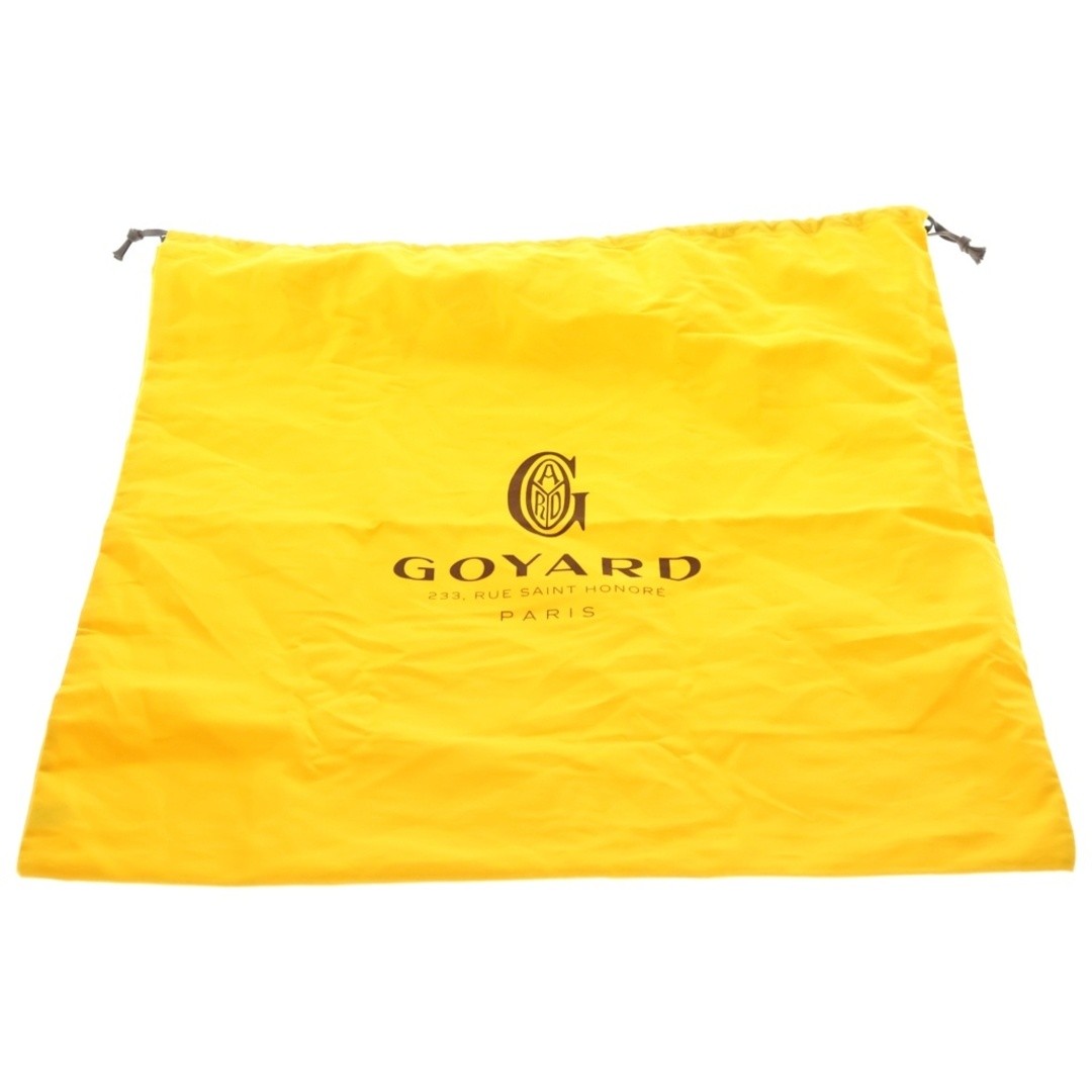 GOYARD Saint Louis PM PVC Coated Canvas Leather Tote Bag Brown Used a232c84b5529