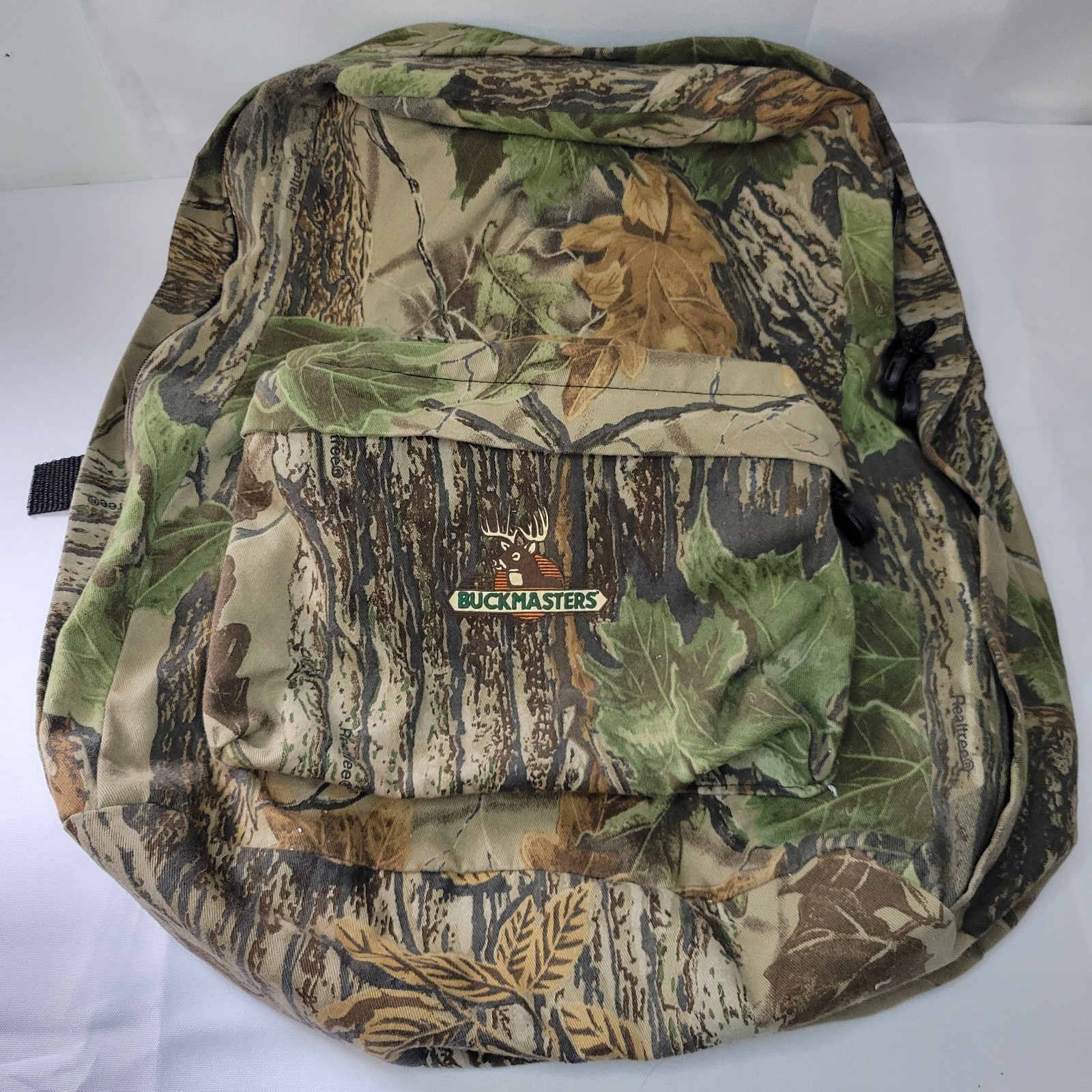 VTG Buckmasters Realtree Camo Backpack EUC Hunting Bag Packable Travel