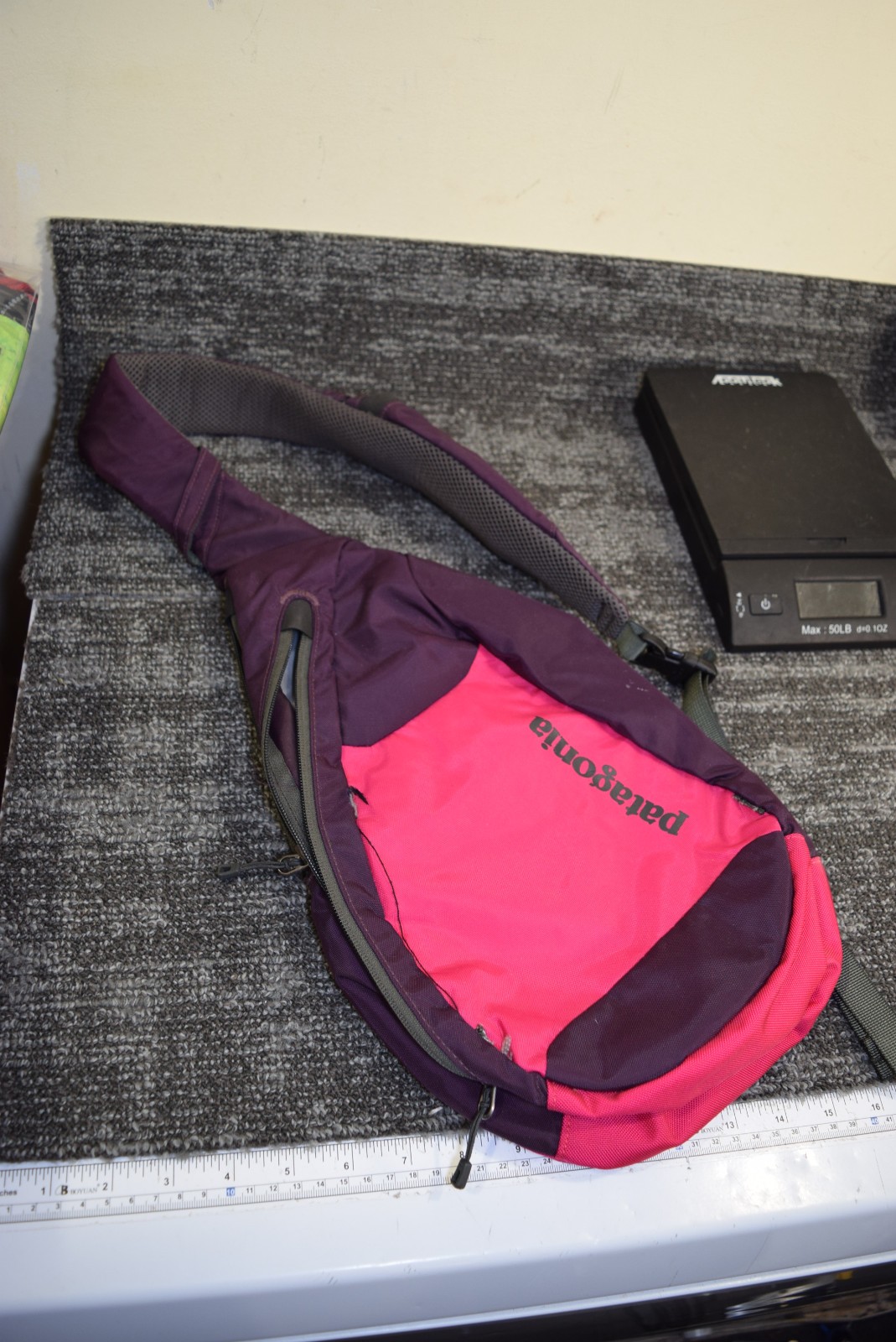 Y2K Patagonia Atom Sling One Shoulder Bag Purple Fushia Purple MODIFIED