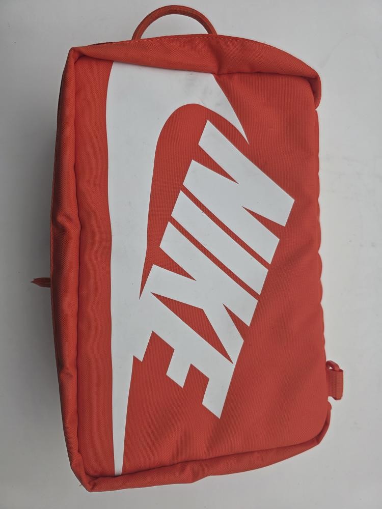 Nike AIR-SOLE Classic Style Orange Zipper Travel Shoe Sneaker Bag Case Shoebox