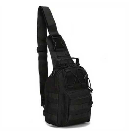 Mens Backpack Tactical Sling Shoulder Bag Molle Travel Chest Pack Outdoor Hiking