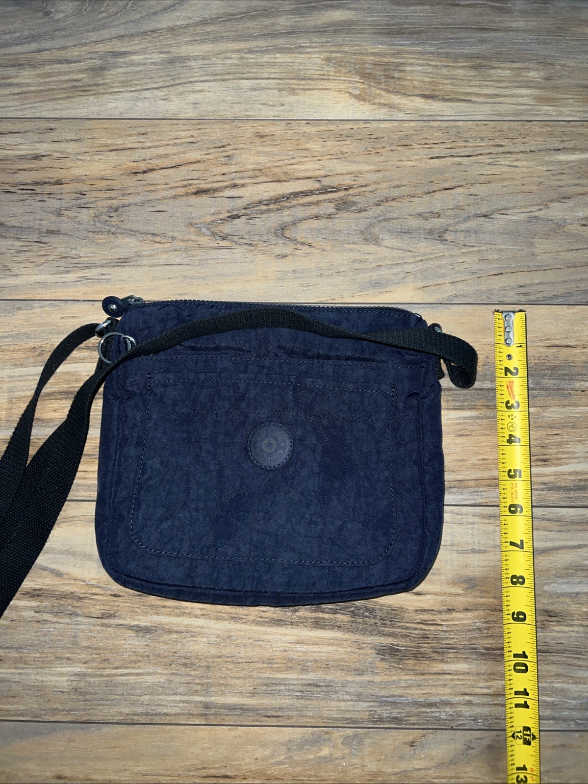 Kipling Nylon Navy Blue Square Crossbody Bag ~10”x10”