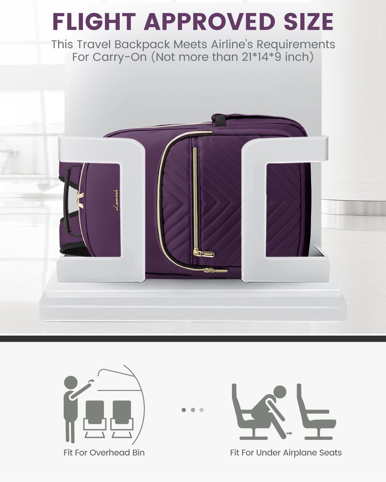 LOVEVOOK Laptop Backpack Purse for Women, Work Travel Computer Bags, College …