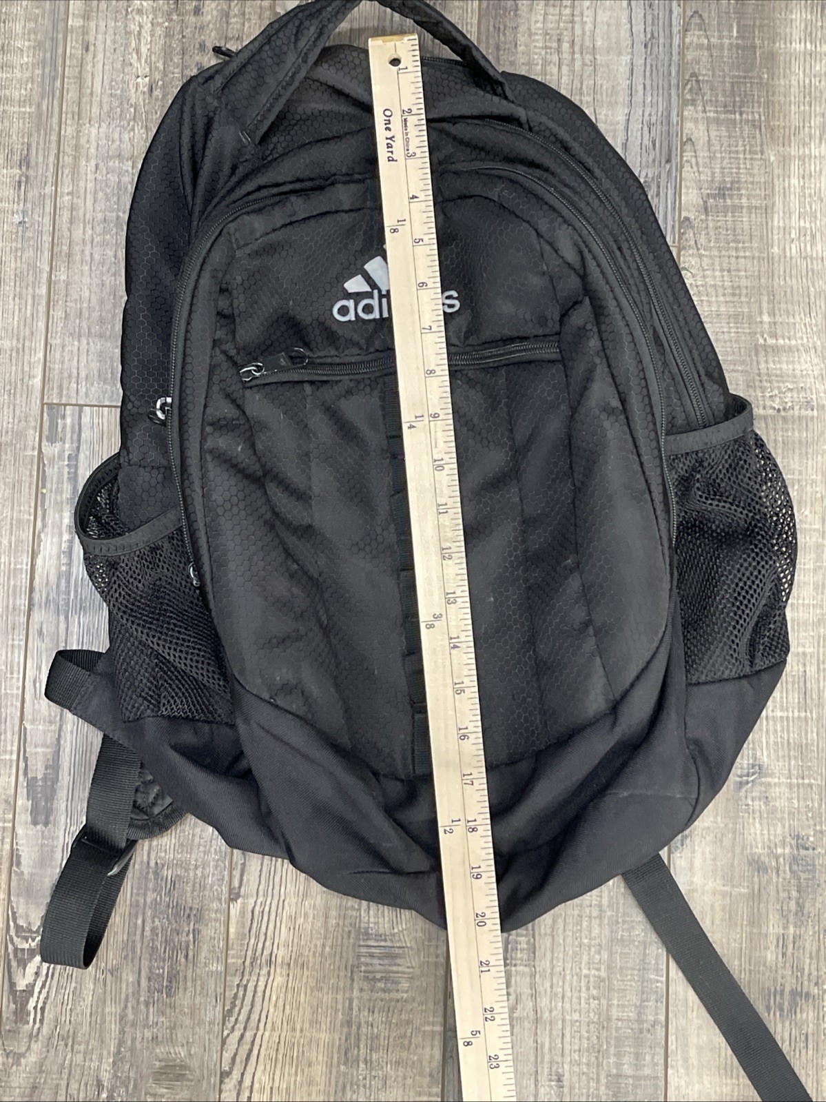 Mens Adidas Black Backpack Large Lots Of Storage See Photos