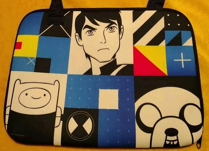 2011 Cartoon Network Bag Ben Ten Adventure Time Finn Jake Generator Rex 12x17in
