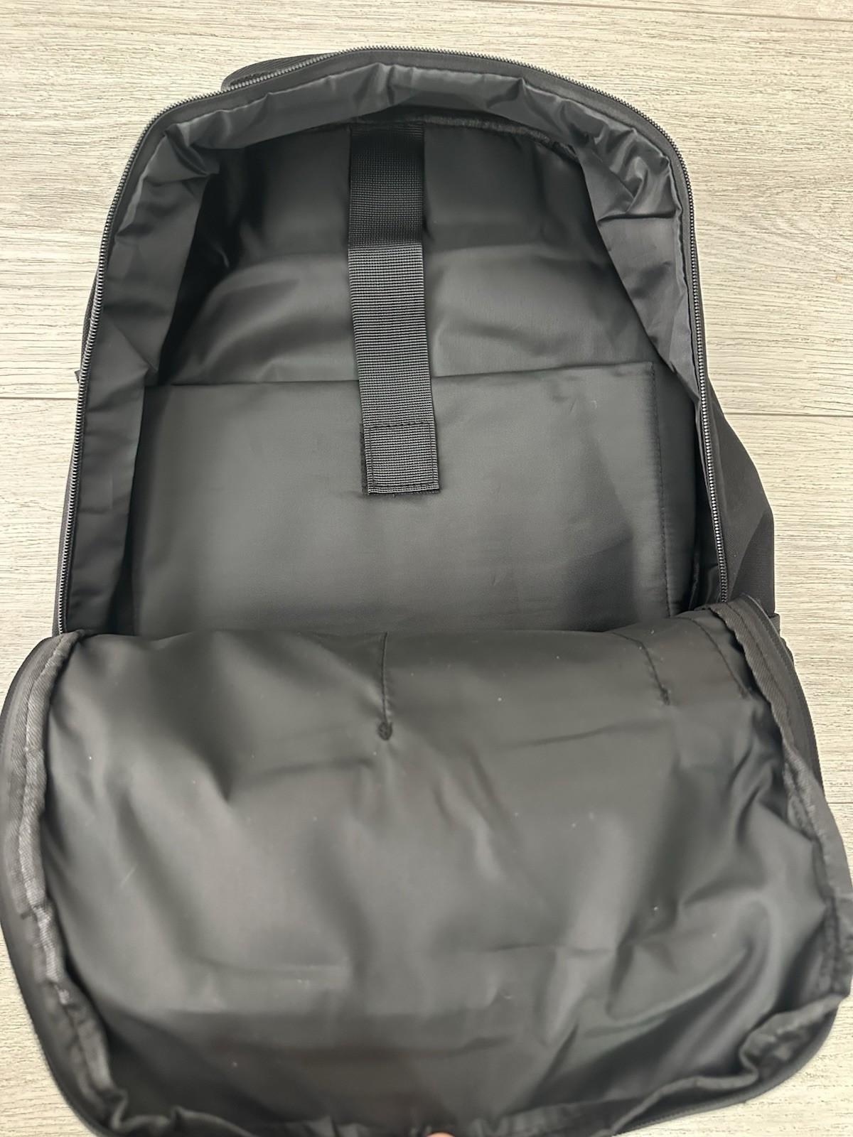 Kaiser Permanente Durable Zipper Pocket Work School Travel Black Backpack