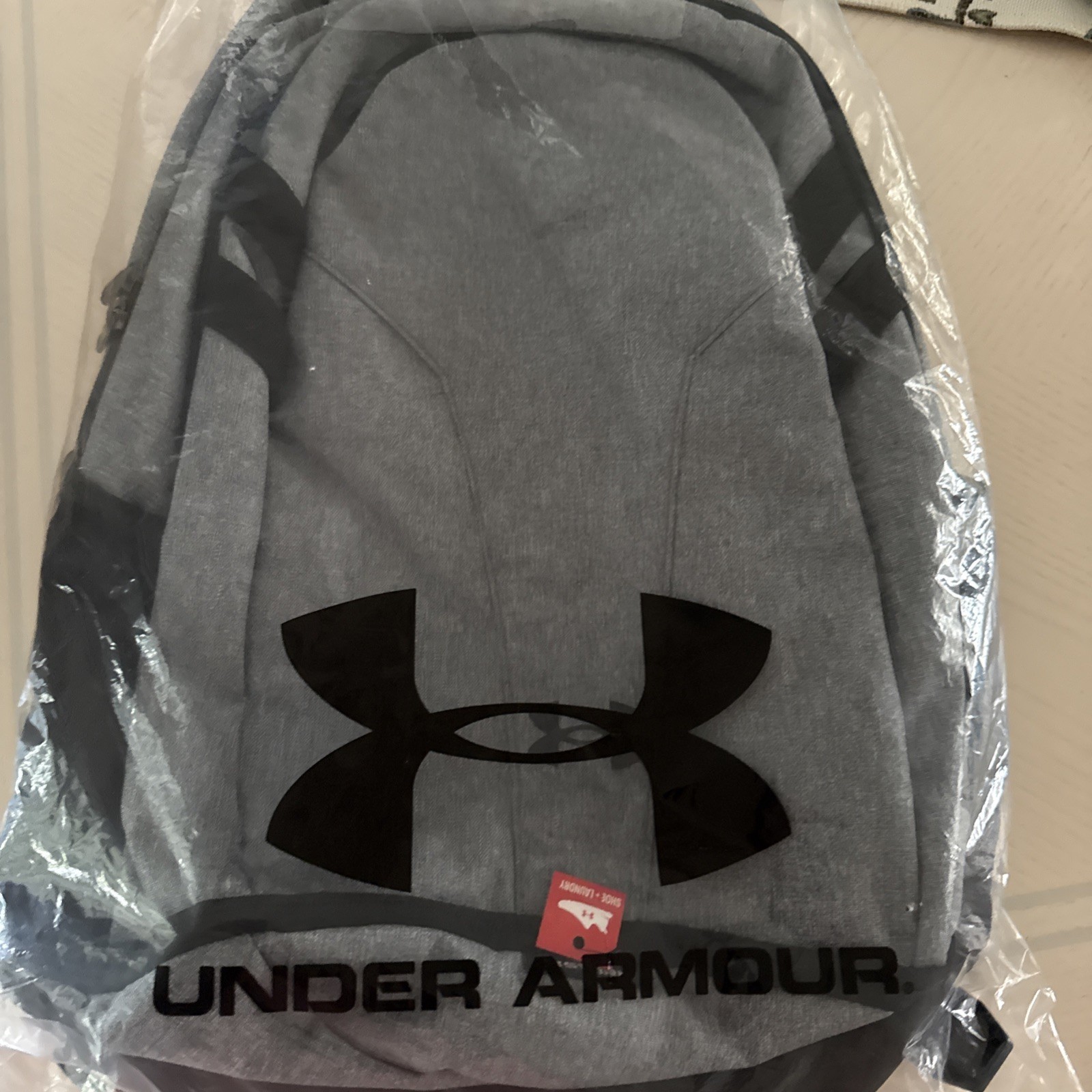 Under Armour UA Hustle 5.0 Team Backpack Gray School Laptop 1364182 – Brand New