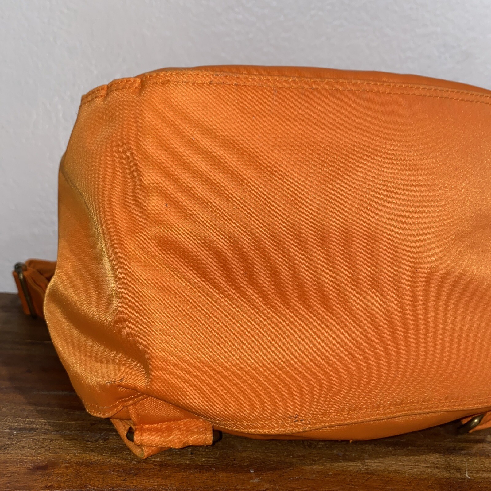 Vintage Y2K DKNY Orange Backpack