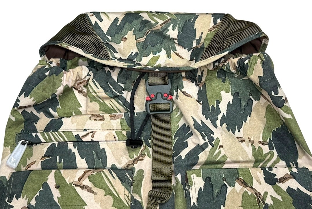 PS Paul Smith Canvas Backpack Khaki Green Abstract Camouflage print New $398
