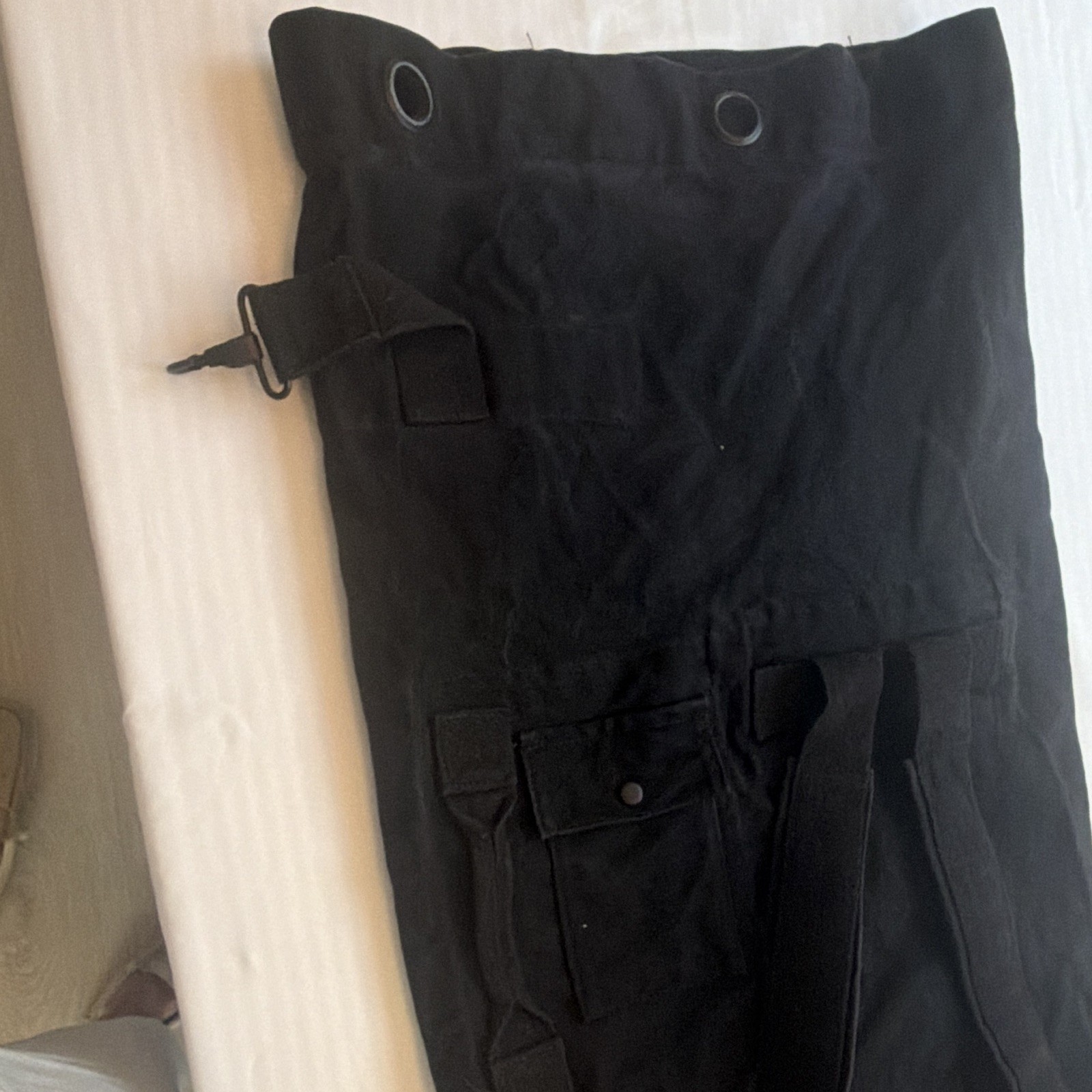 Rothco Black Drawstring military style w/ Backpack straps