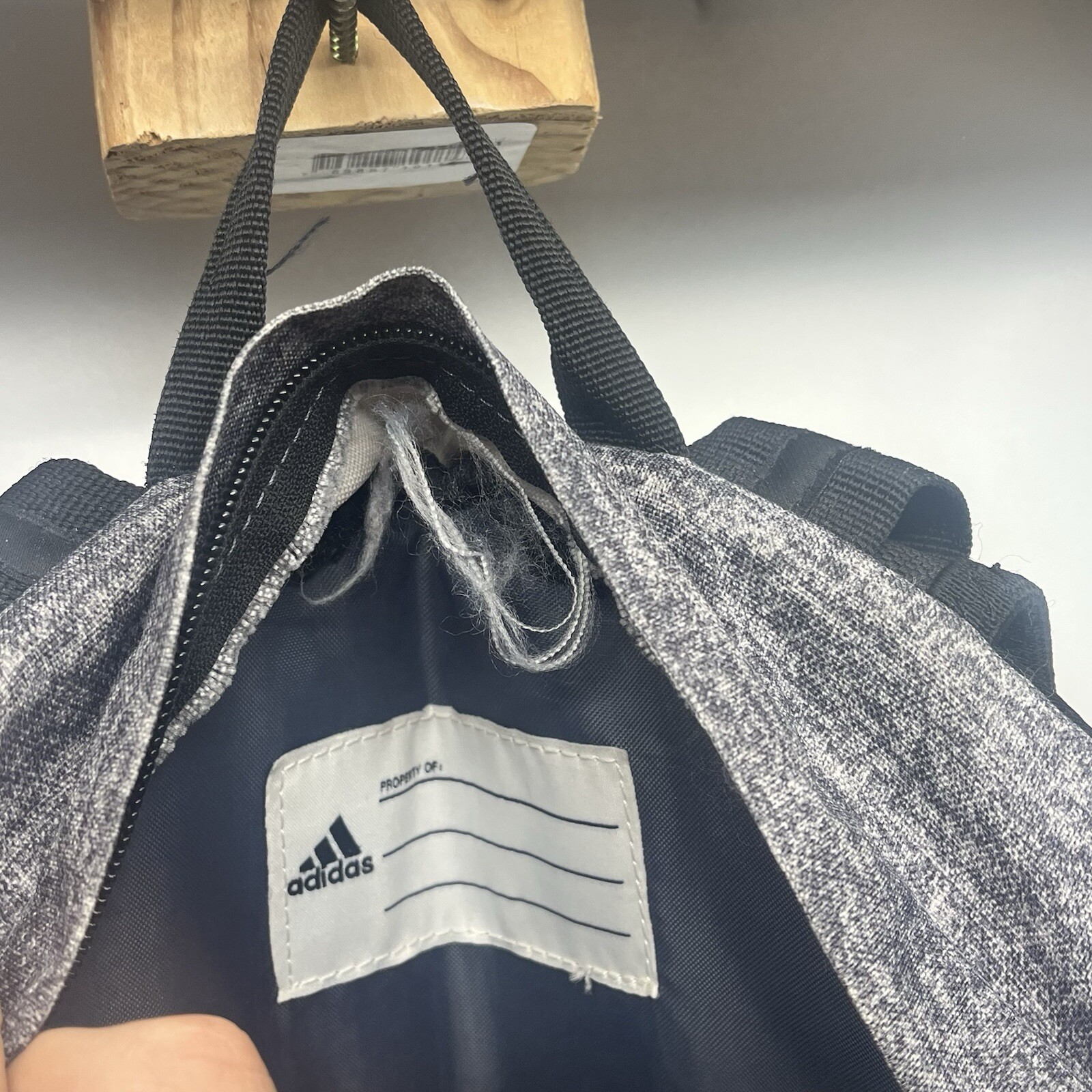 Adidas Prime V Backpack Jersey Laptop Load Spring Onyx Gray
