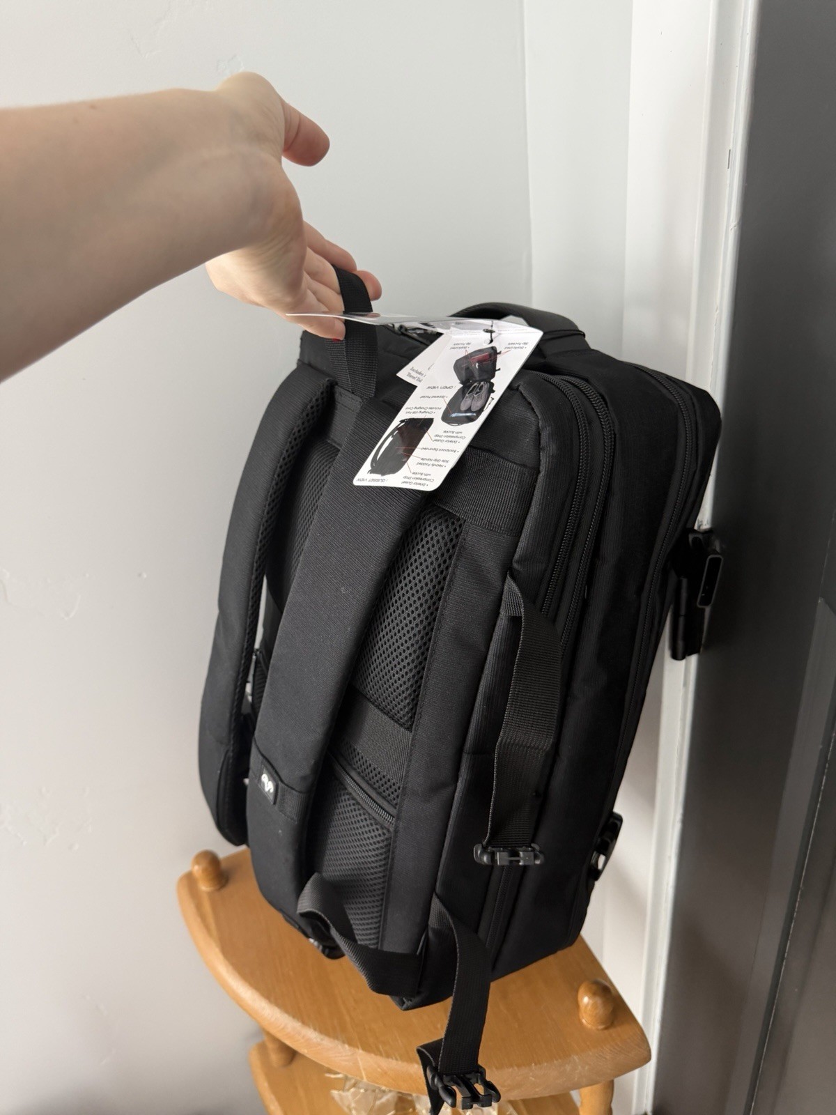 JACK ABRAHAMS Vacuum Backpack,25L,USB ChargingPort,Water proof,forLaptop,Camping