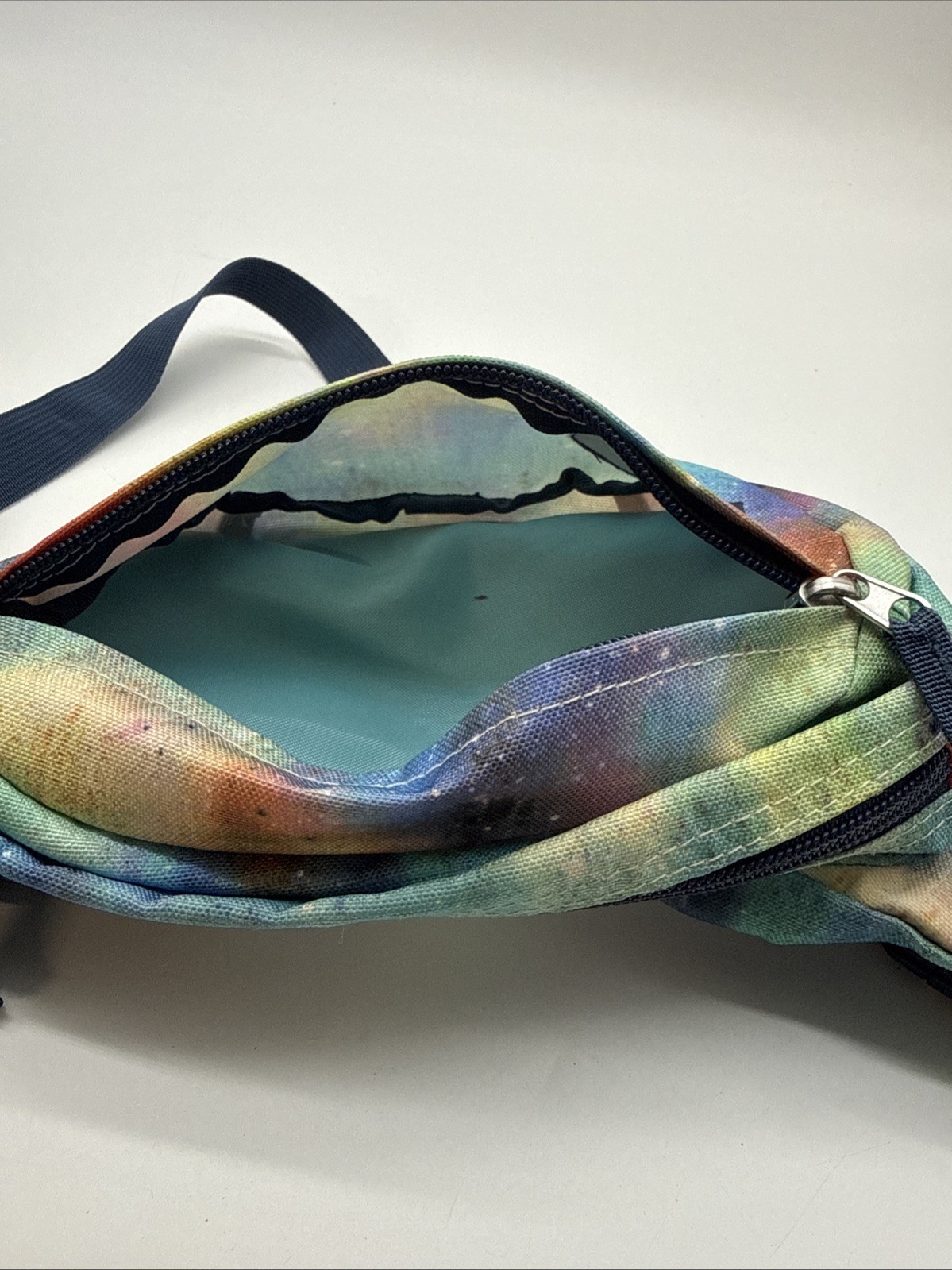 Vintage 90s Y2K Jansport fifth ave fanny pack Dye Bomb Made In China 7214141216