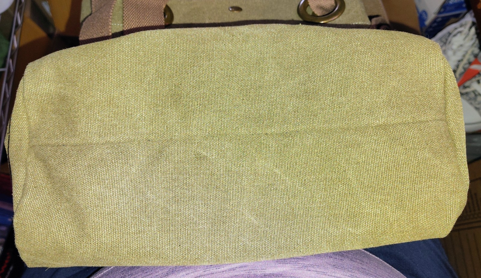 ZEDE Unisex Pont Des Arts Small Backpack – Olive- Green