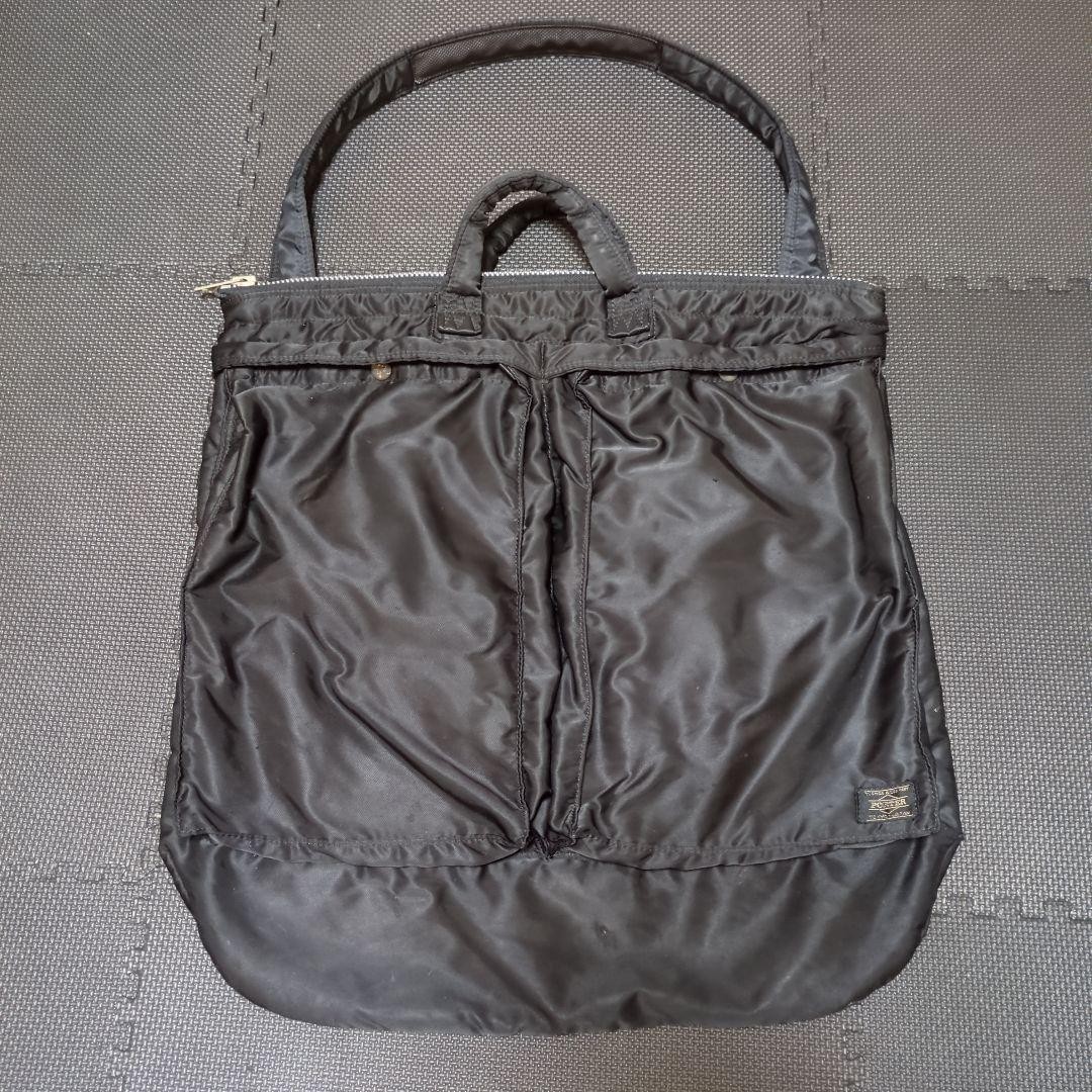 Authentic PORTER Yoshida Kaban Black 2Way Helmet Bag Men’s Shoulder Bag 48cm Lar