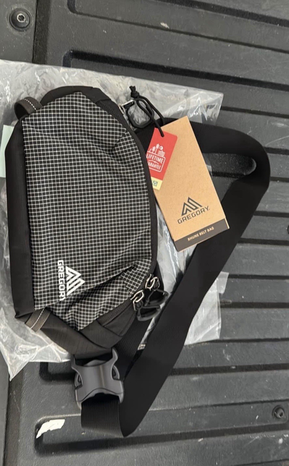 Gregory Rhune Belt Bag Everyday Pack, One Size, Techno Granite New