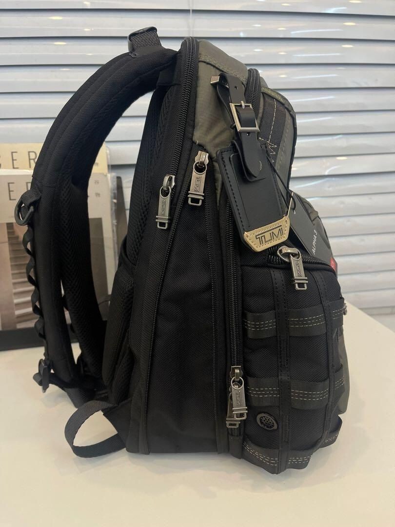 NEW TUMI ALPHA BRAVO 232793 Navigation Backpack Khaki Green Bag New