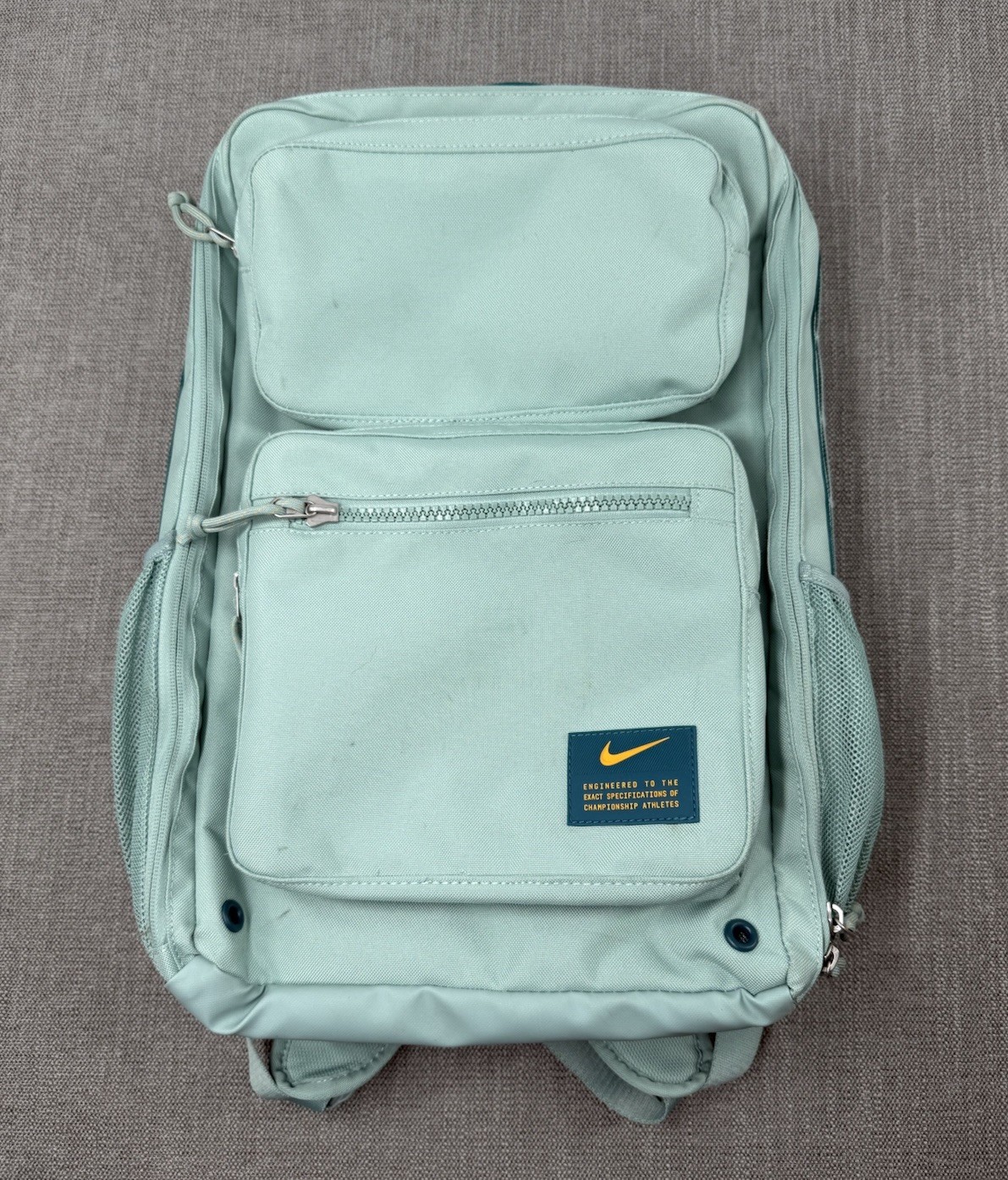 Nike Utility Speed Backpack Teal Green Laptop School Travel Bag Gym