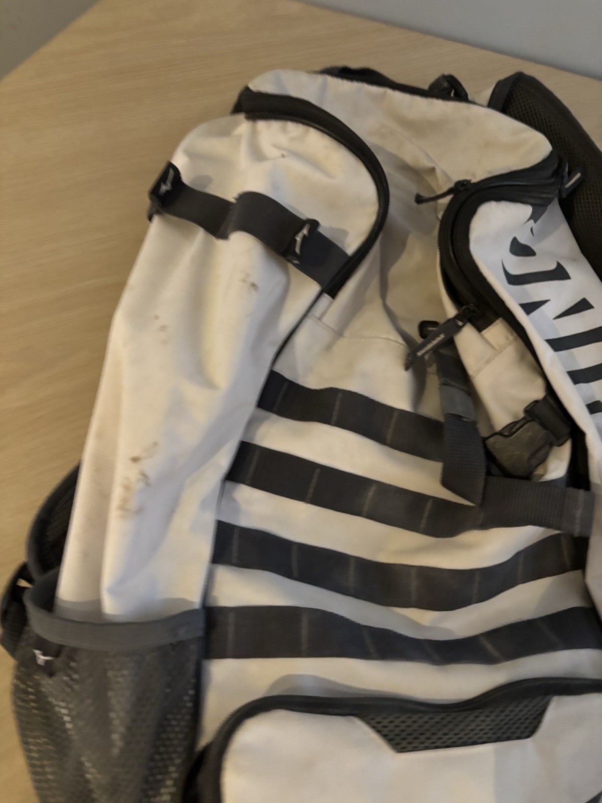 Mizuno Baseball Softball Backpack Equipment Bag White